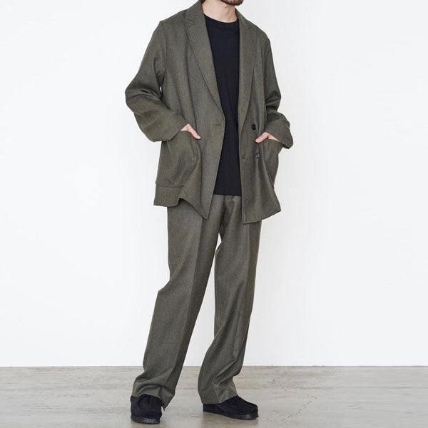 SHIRT JACKET WOOL SOFT SERGE