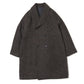 FALKLAND WOOL TWEED SHAWL COLLAR COAT