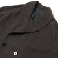 FALKLAND WOOL TWEED SHAWL COLLAR COAT