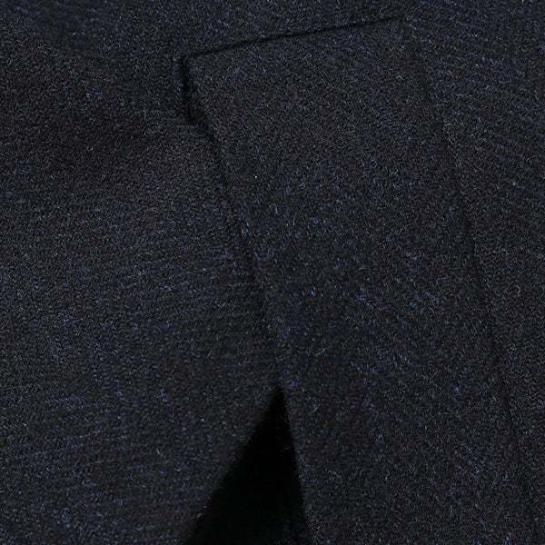 FALKLAND WOOL TWEED SHAWL COLLAR COAT