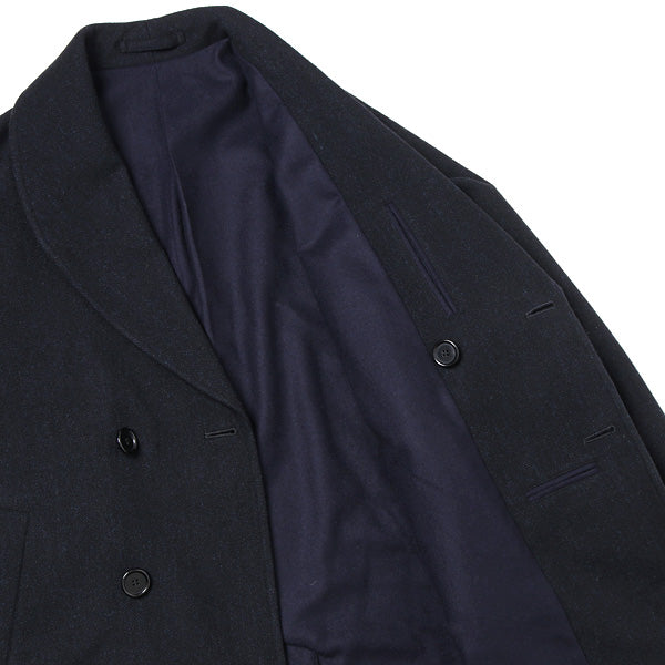 FALKLAND WOOL TWEED SHAWL COLLAR COAT