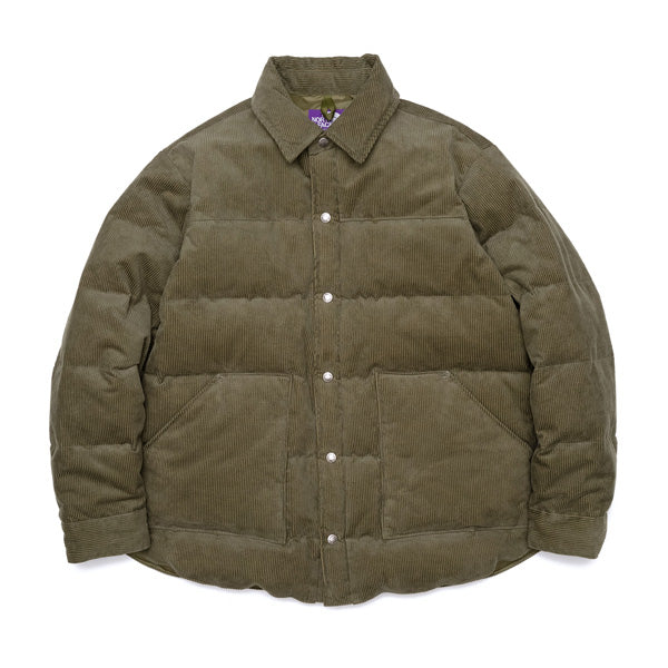 Corduroy Down Shirt Jacket