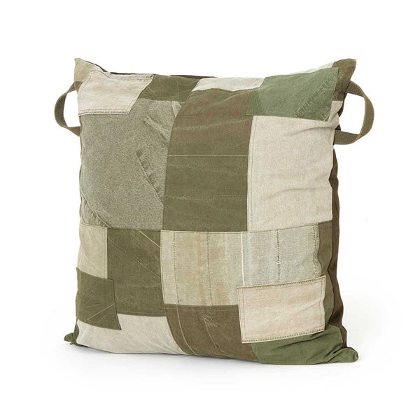 CUSHION M UPCYCLED US ARMY CLOTH