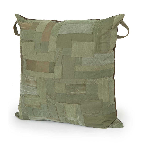 CUSHION L UPCYCLED US ARMY CLOTH