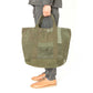 CARRY-ALL TOTE L UPCYCLED US ARMY CLOTH