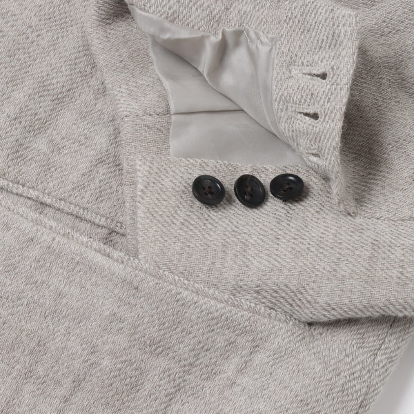 DOUBLE BREASTED BLAZER - Wool Linen Double Gaze