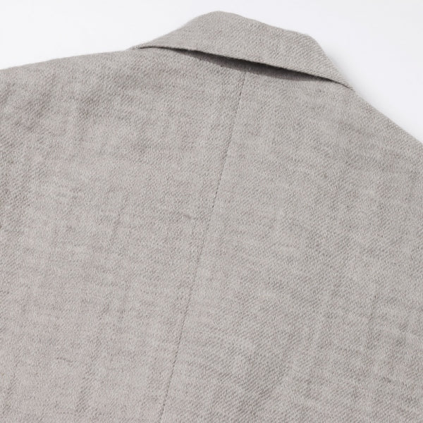 DOUBLE BREASTED BLAZER - Wool Linen Double Gaze