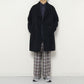 FALKLAND WOOL TWEED SHAWL COLLAR COAT