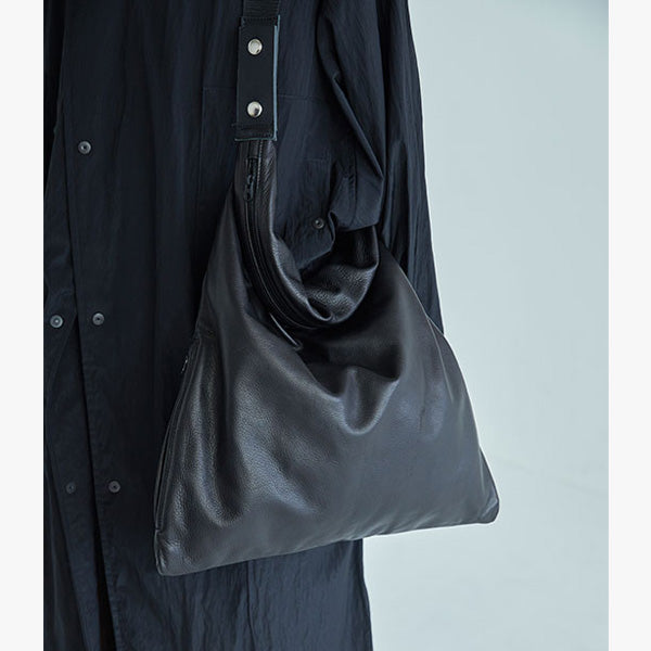 LEATHER WRAP BAG