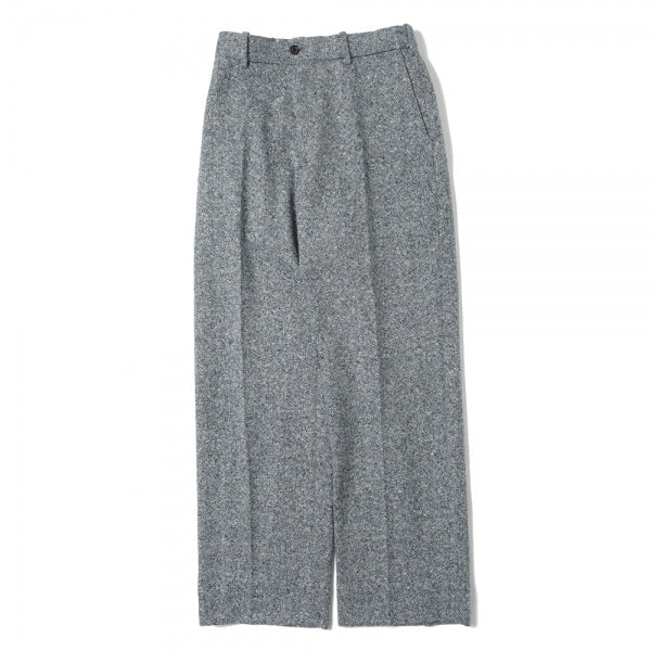 FLAT FRONT TROUSERS CASHMERE DONEGAL TWEED