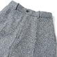 FLAT FRONT TROUSERS CASHMERE DONEGAL TWEED