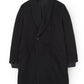 Shawl Collar Shaggy Coat