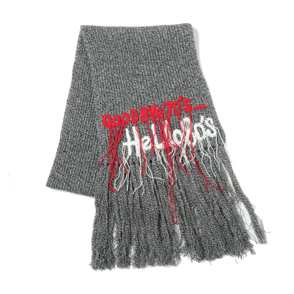 Hand Embroidery Fringe Long Muffler