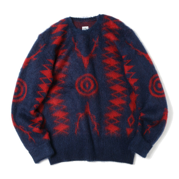 SOUTH2 WEST8 LOOSE FIT SWEATER NAVY S