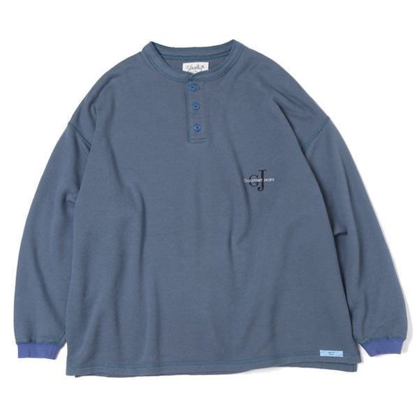 HENLEY NECK SWEAT