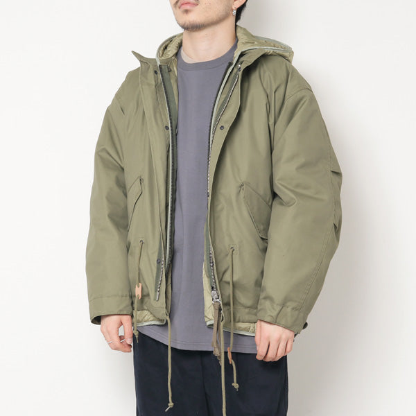 MILITARY JACKET COTTON NYLON OXFORD