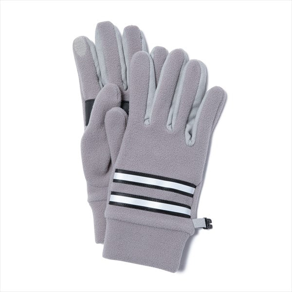 Fleece Gloves with Cow Leather