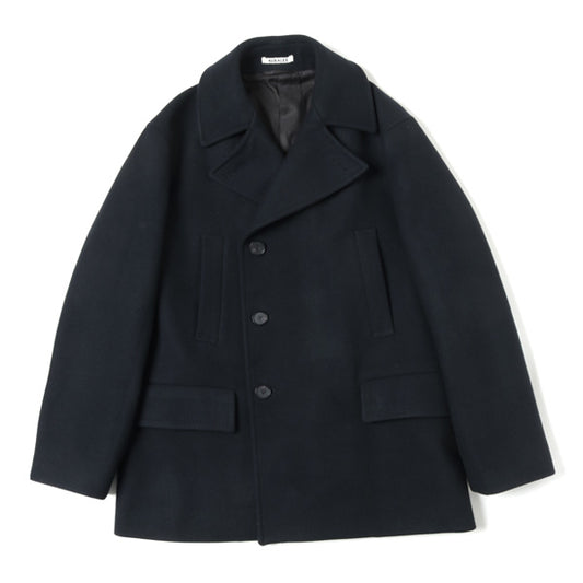 SUPER FINE MELTON HALF COAT