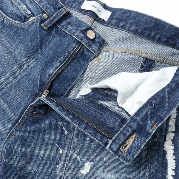 DESTROYED DENIM PANTS