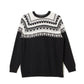 NORDIC PATTERN CREWNECK KNIT