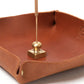 INCENSE TRAY COW LEATHER