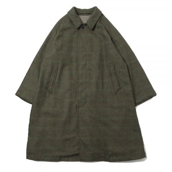 Tweed Balmacaan Coat