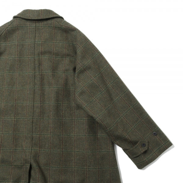 Tweed Balmacaan Coat