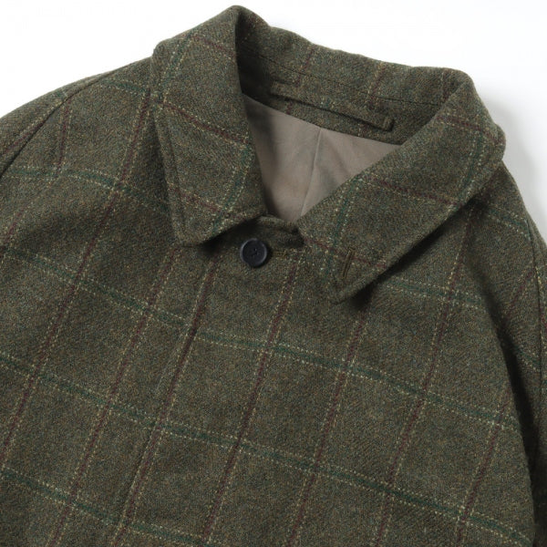 Tweed Balmacaan Coat