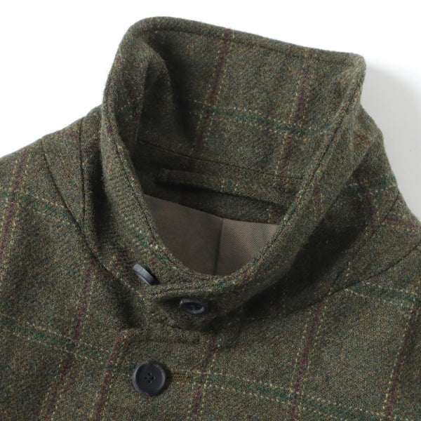 Tweed Balmacaan Coat