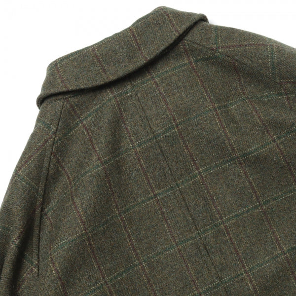 Tweed Balmacaan Coat