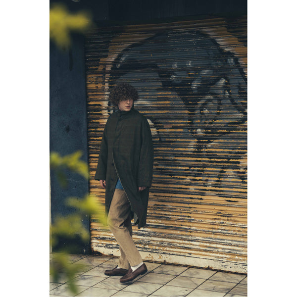 Tweed Balmacaan Coat
