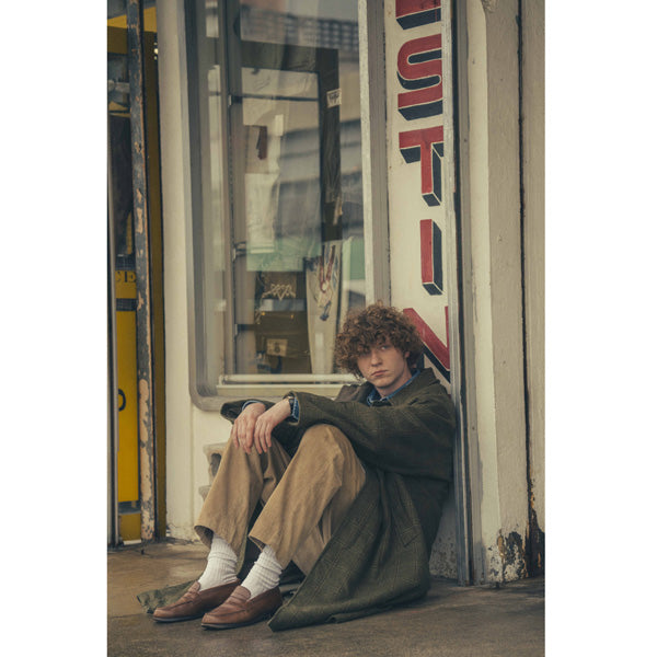 Tweed Balmacaan Coat