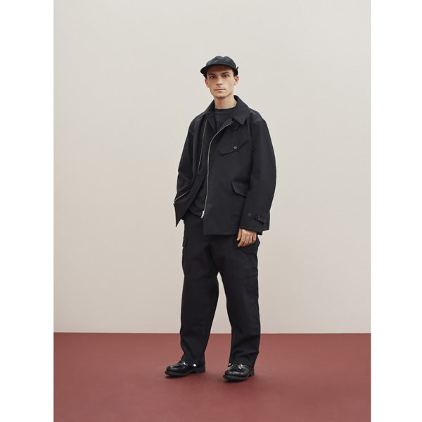 GABARDINE CARGO TROUSERS