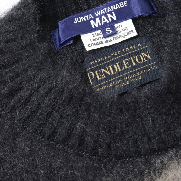 モヘア×ウールジャガード起毛 PENDLETON Wネーム N005