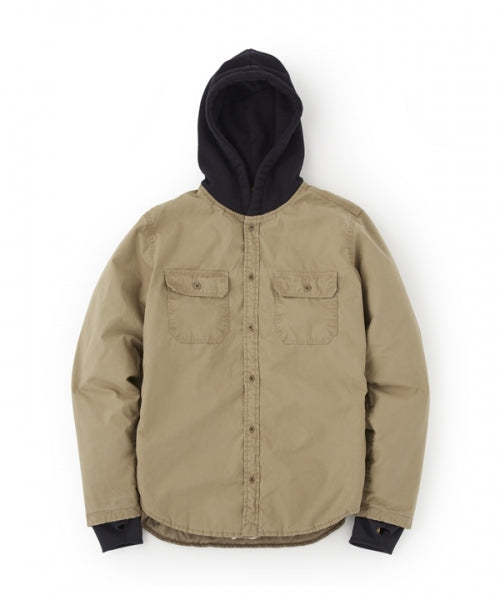 Army Hooded Shirt Jacket