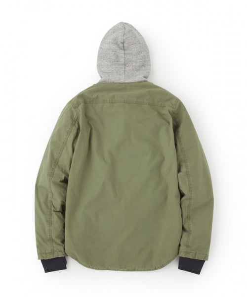 Army Hooded Shirt Jacket