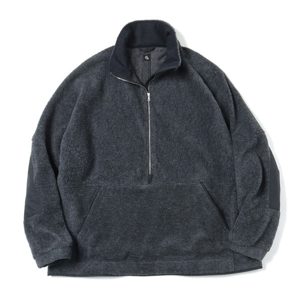 Wool Cashmere Fleece Highneck Pullover