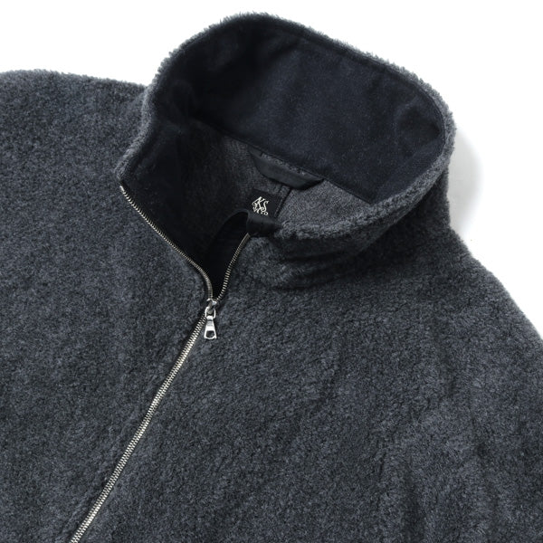 Wool Cashmere Fleece Highneck Pullover