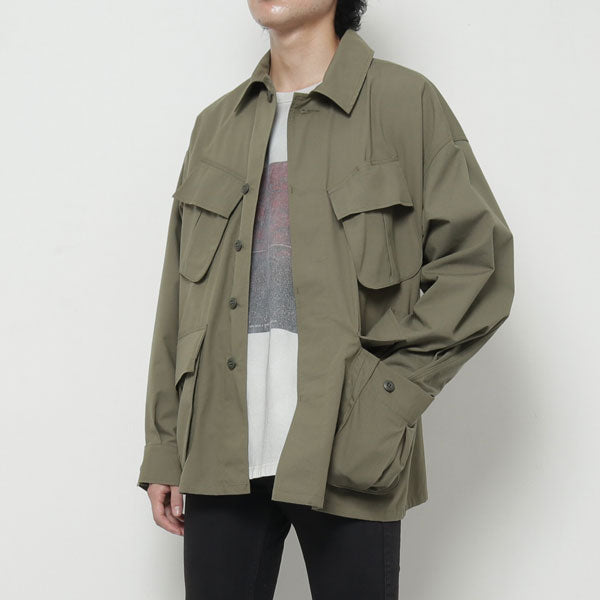 JUNGLE FATIGUE JACKET ORGANIC COTTON SILK WEATHER