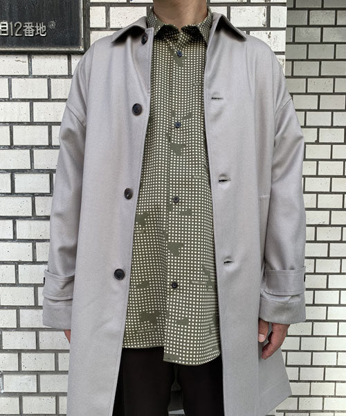 SHIRT COAT WOOL SOFT SERGE