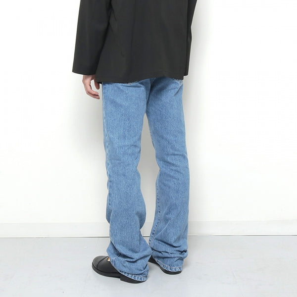 Semi Flaer Bleaching Denim PT