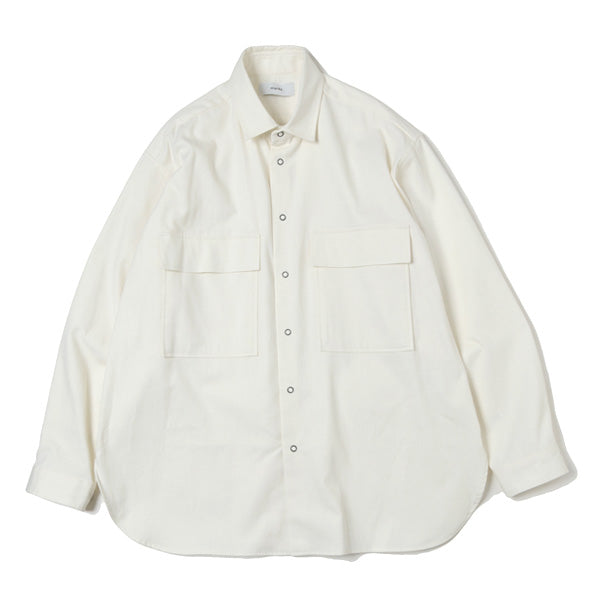 FLAP POCKET SHIRT ORGANIC COTTON SOFT AMUNZEN