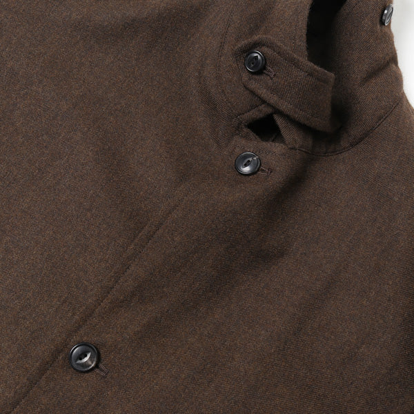 SHIRT COAT WOOL SOFT SERGE