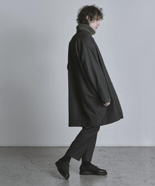 SHIRT COAT WOOL SOFT SERGE