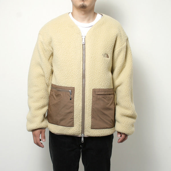 The north face purple clearance label reversible field cardigan