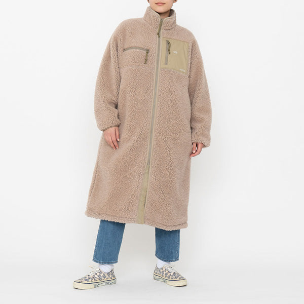 Wool Boa Fleece Field Coat