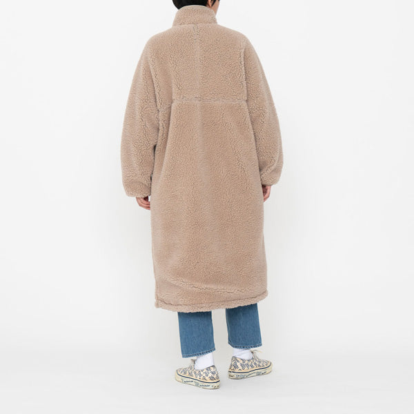 Wool Boa Fleece Field Coat