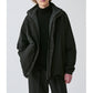 Wool 100% Fleece Nylon Reverse Blouson