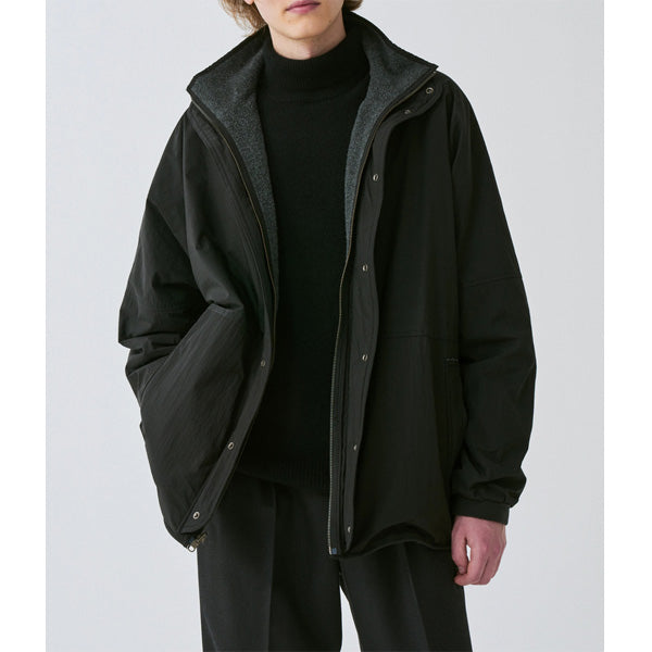 Wool 100% Fleece Nylon Reverse Blouson