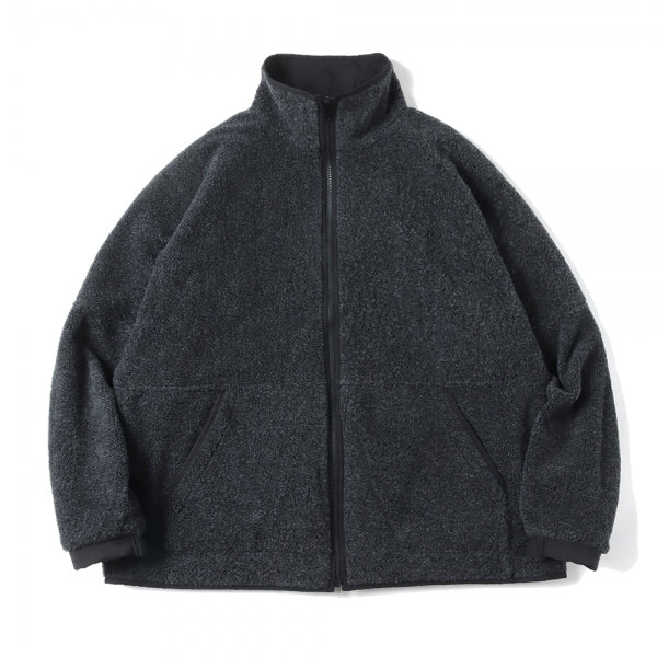 Wool 100% Fleece Nylon Reverse Blouson